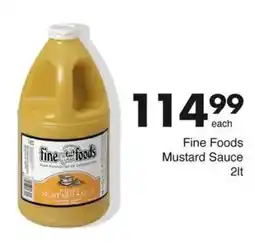 Save Fine Foods Mustard Sauce offer