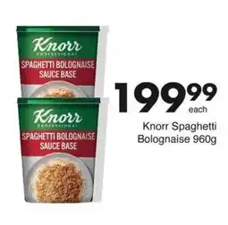 Save Knorr Spaghetti Bolognaise offer