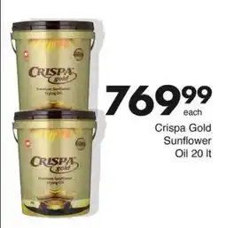 Save Crispa Gold Sunflower Oil offer