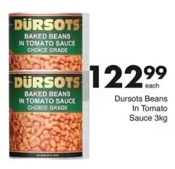 Save Dursots Beans In Tomato Sauce offer