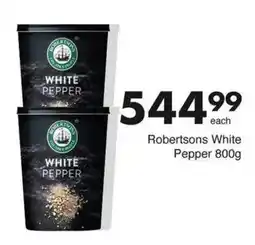 Save Robertsons White Pepper offer
