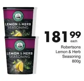 Save Robertsons Lemon & Herb Seasoning offer