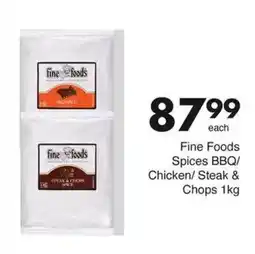 Save Fine Foods Spices BBQ/ Chicken/ Steak & Chops offer