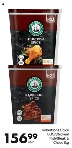 Save Robertsons Spice BBQ/ Chicken/ Fish/ Steak & Chops offer