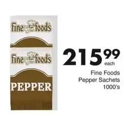 Save Fine Foods Pepper Sachets offer