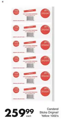 Save Canderel Sticks Original/ Yellow offer