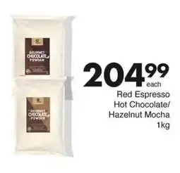 Save Red Espresso Hot Chocolate/ Hazelnut Mocha offer