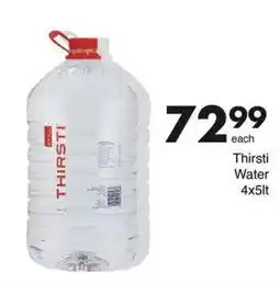 Save Thirsti Water offer