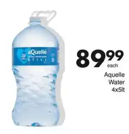 Save Aquelle Water offer