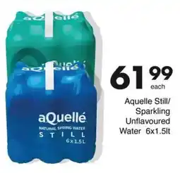 Save Aquelle Still/ Sparkling Unflavoured Water offer