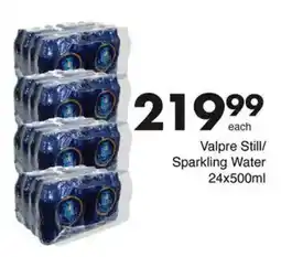 Save Valpre Still/ Sparkling Water offer