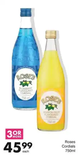 Save Roses Cordials offer