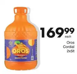 Save Oros Cordial offer