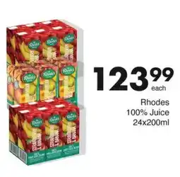 Save Rhodes 100% Juice offer