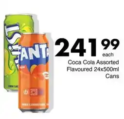 Save Coca Cola Assorted Flavoured Cans offer