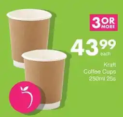 Save Kraft Coffee Cups offer