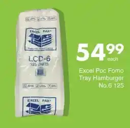 Save Excel Poc Fomo Tray Hamburger No.6 offer