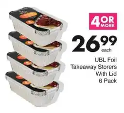 Save UBL Foil Takeaway Storers With Lid offer