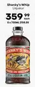 Liquor Junction Shanky's Whip Liqueur-750ml offer