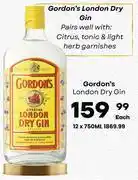 Liquor Junction Gordon's London Dry Gin-750ml offer