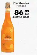 Liquor Junction Four Cousins Mimosa-750ml offer