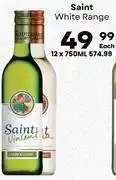 Liquor Junction Saint White Range-750ml offer