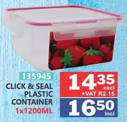 Arrow Cash And Carry Click & seal plastic container offer