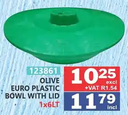 Arrow Cash And Carry Olive euro plastic bowl with lid offer