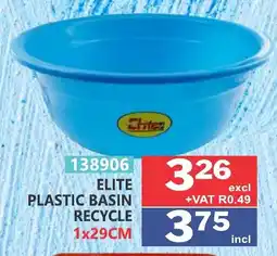 Arrow Cash And Carry Elite plastic basin recycle offer
