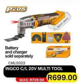 Legacy Industrial Supplies Ingco cordless 20v multi tool offer