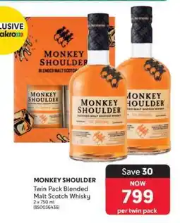 Makro Monkey Shoulder offer