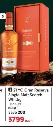 Makro 21 YO Gran Reserva Single Malt Scotch Whisky offer