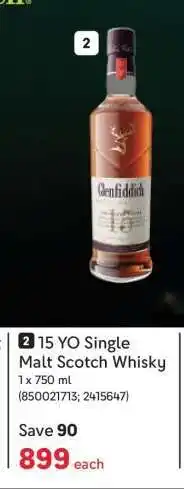 Makro 15 YO Single Malt Scotch Whisky offer