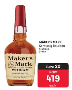 Makro Maker's Mark Kentucky Bourbon offer