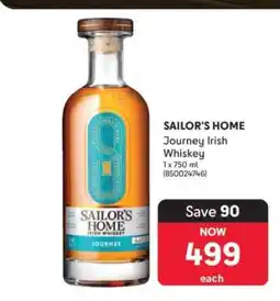 Makro SAILOR’S HOME Journey Irish Whiskey offer
