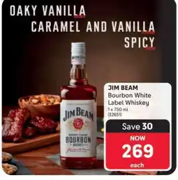 Makro JIM BEAM Bourbon White Label Whiskey offer