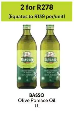 Makro BASSO Olive Pomace Oil 1L offer