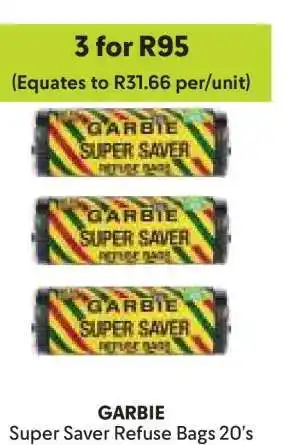 Makro GARBIE Super Saver Refuse Bags 20's offer