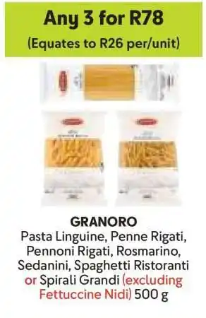 Makro GRANORO Pasta offer