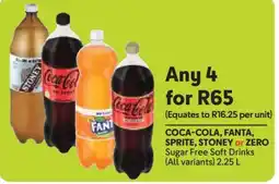 Makro COCA-COLA, FANTA, SPRITE, STONEY or ZERO offer