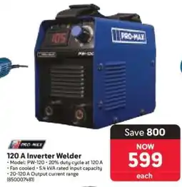 Makro 120 A Inverter Welder offer