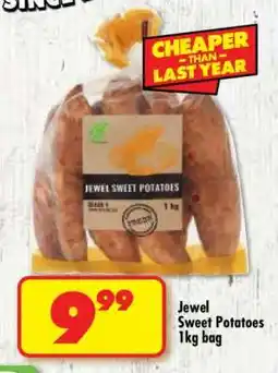Shoprite JEWEL SWEET POTATOES 1kg bag offer