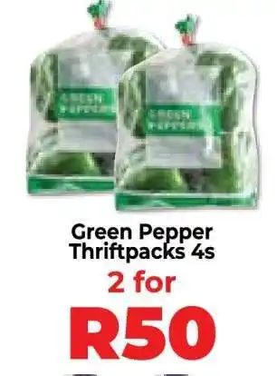 Food Lover's Market Green Pepper Thriftpacks 4s offer