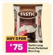 Game Tastic Long Grain Parboiled Rice 2 kg offer