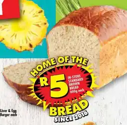 Shoprite In-Store Standard Brown Bread offer