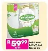 Game Twinsaver 2-Ply Toilet Tissue 9's offer
