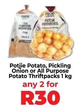 Food Lover's Market Potjie Potato, Pickling Onion or All Purpose Potato Thriftpacks 1 kg offer