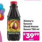 Game Jimmy's Sauces Steak House Sauce 750 ml offer
