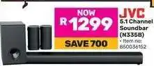 Game JVC 5.1 Channel Soundbar (N335B) offer