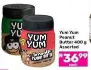 Game Yum Yum Peanut Butter 400 g Assorted offer